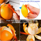 3-in-1 vegetable peeler with julienne slicer and ergonomic handle for kitchen food prep