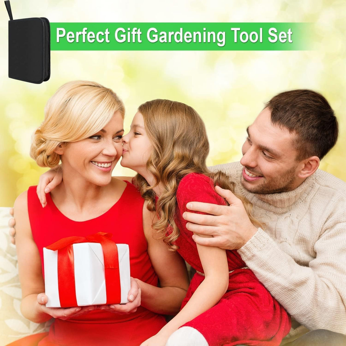 24 Piece Bonsai Tree Care Kit high carbon steel tools with carry bag