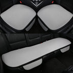 Car seat covers 3-piece set anti-slip massage effect ice silk breathable universal fit