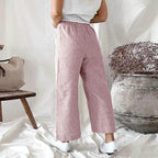 Women Linen Pants Regular Fit | Veda