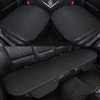 Car seat covers 3-piece set anti-slip massage effect ice silk breathable universal fit
