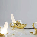Banana table lamp creative LED resin desk light for bedroom or kids room