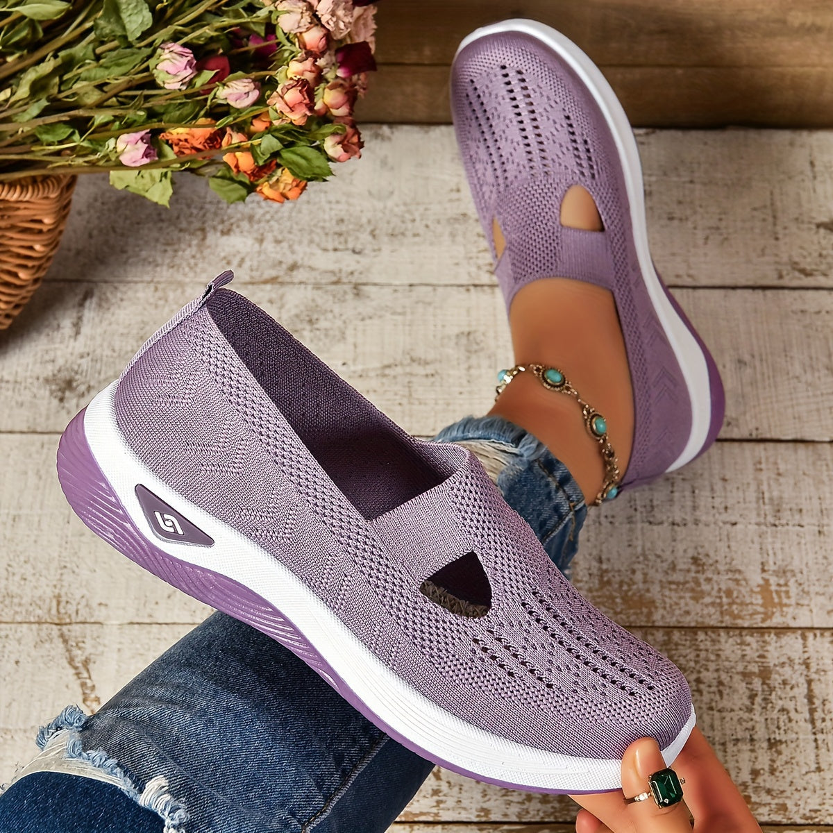 Orthopedic Slip On Shoes Women | Arch Support Cushioned Gel Sole