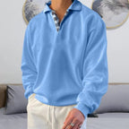 Men classic crewneck sweater available in multiple colors and sizes M to 5XL