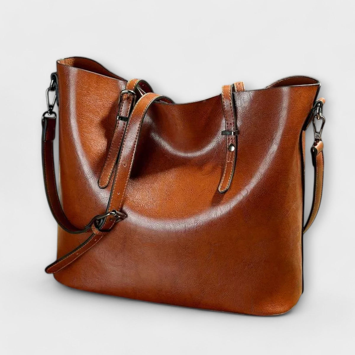 Women vintage structured shoulder bag with short handles in multiple colours
