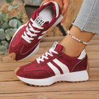 Women's platform sneakers with arch support and breathable upper, multi-color