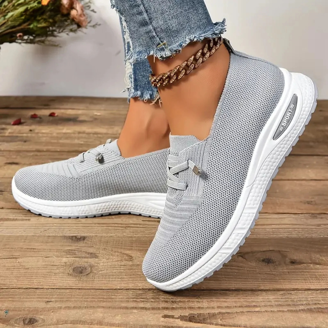 Women cushioned orthopedic slip-on shoes lightweight non-slip sole