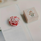 Carnation scented candle decorative paraffin gift for Mother's Day Valentine's Day Christmas