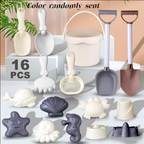 Kids beach sand toy set for castle building and creative outdoor play
