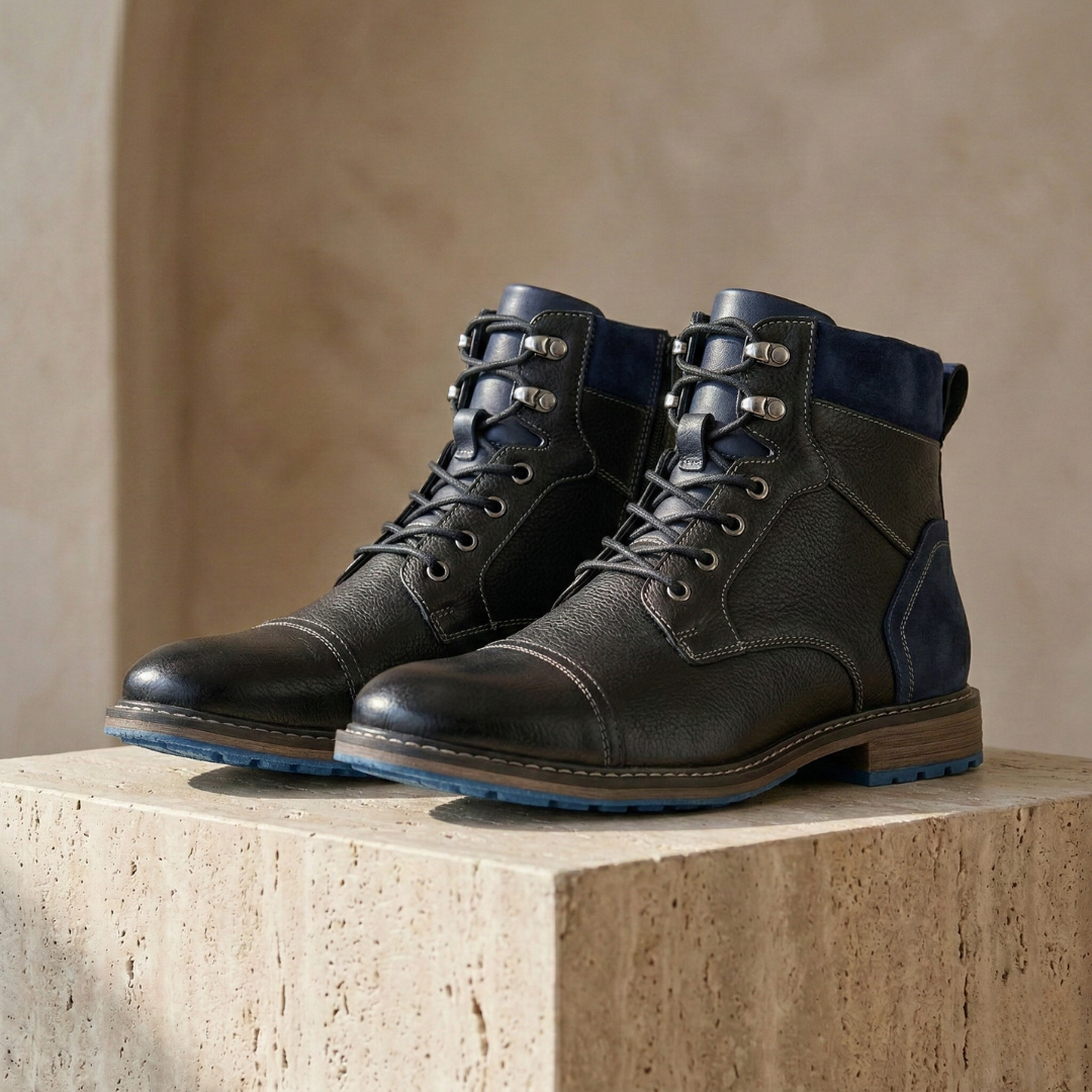 Men's Hiking Boots | Orthopedic Leather, Anti-Slip