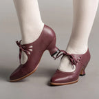 Women's orthopedic heels with full-foot support, wide and narrow fit, available in multiple colours