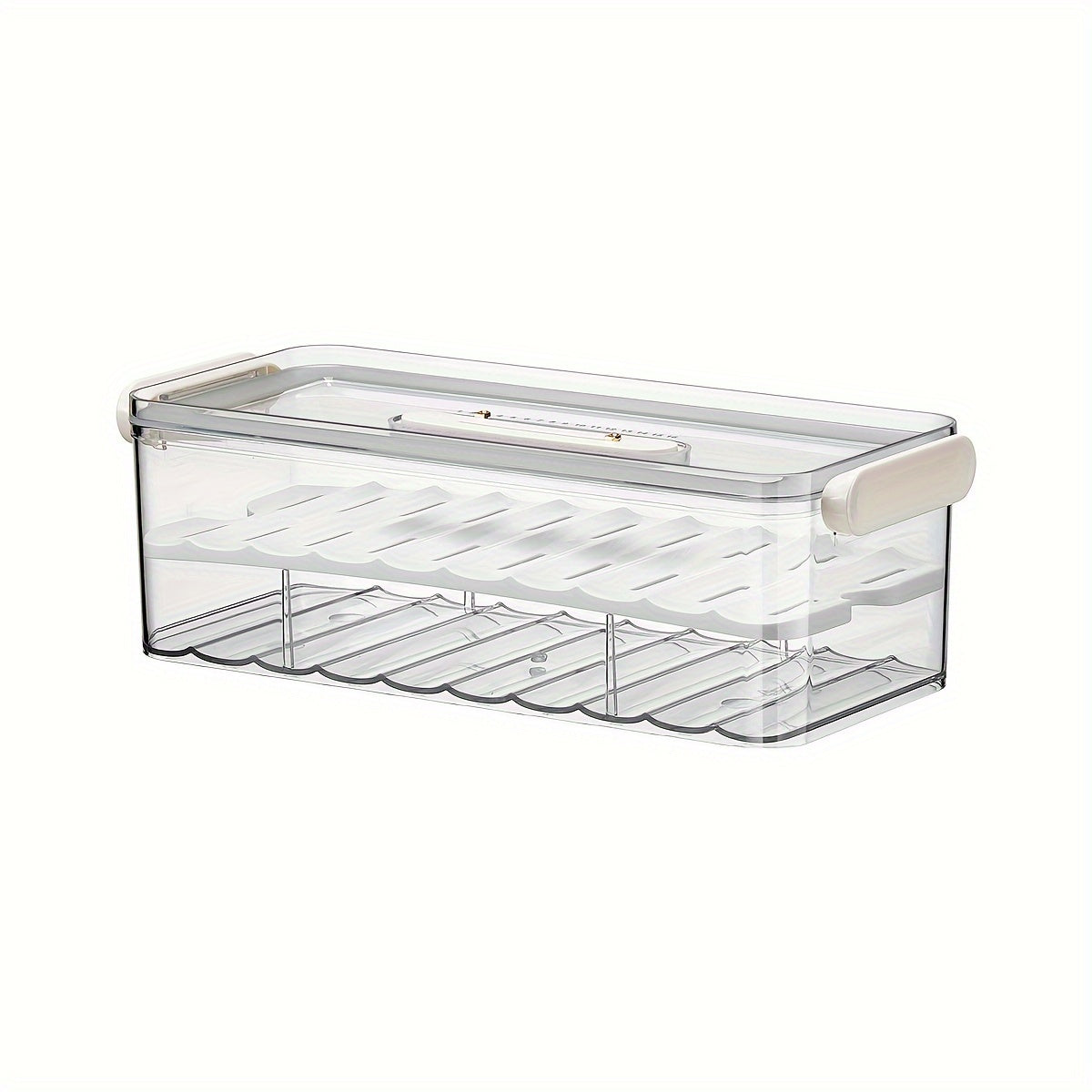 Refrigerator storage box food-safe PET container single and double layer