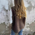 Women button front vest regular fit versatile layering piece