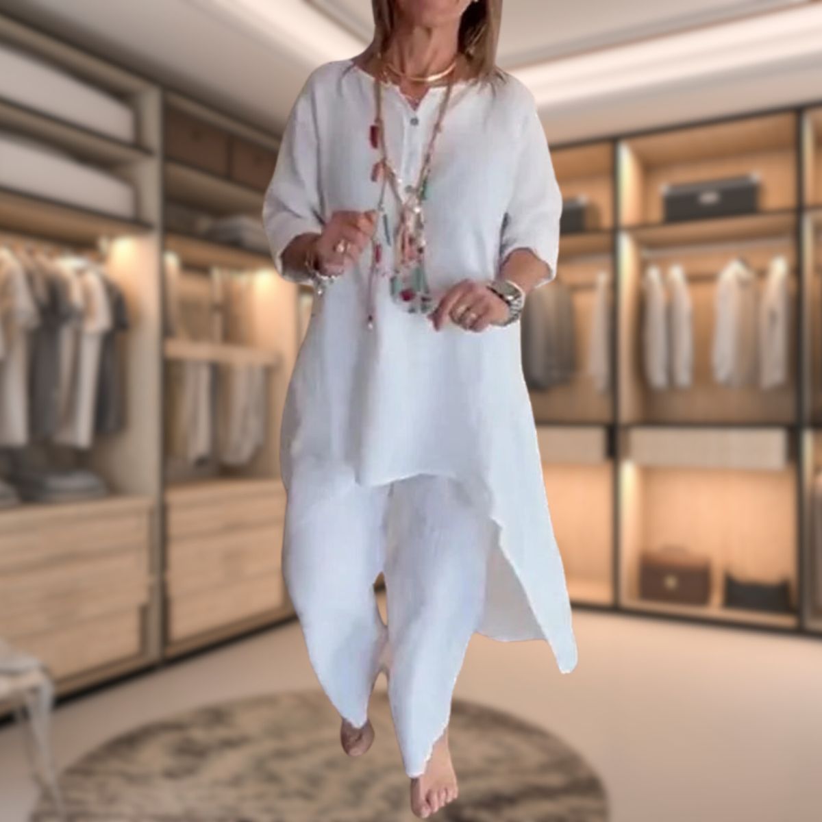 Women's comfort co-ord set casual matching outfit all-season multiple colors