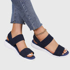 Women orthopedic sandals with arch support and adjustable strap
