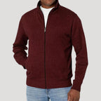 Men zip up spring casual jacket lightweight layering