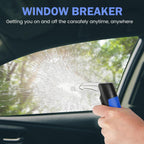 Car assist handle 2-pack with seatbelt cutter and window breaker, 181kg support