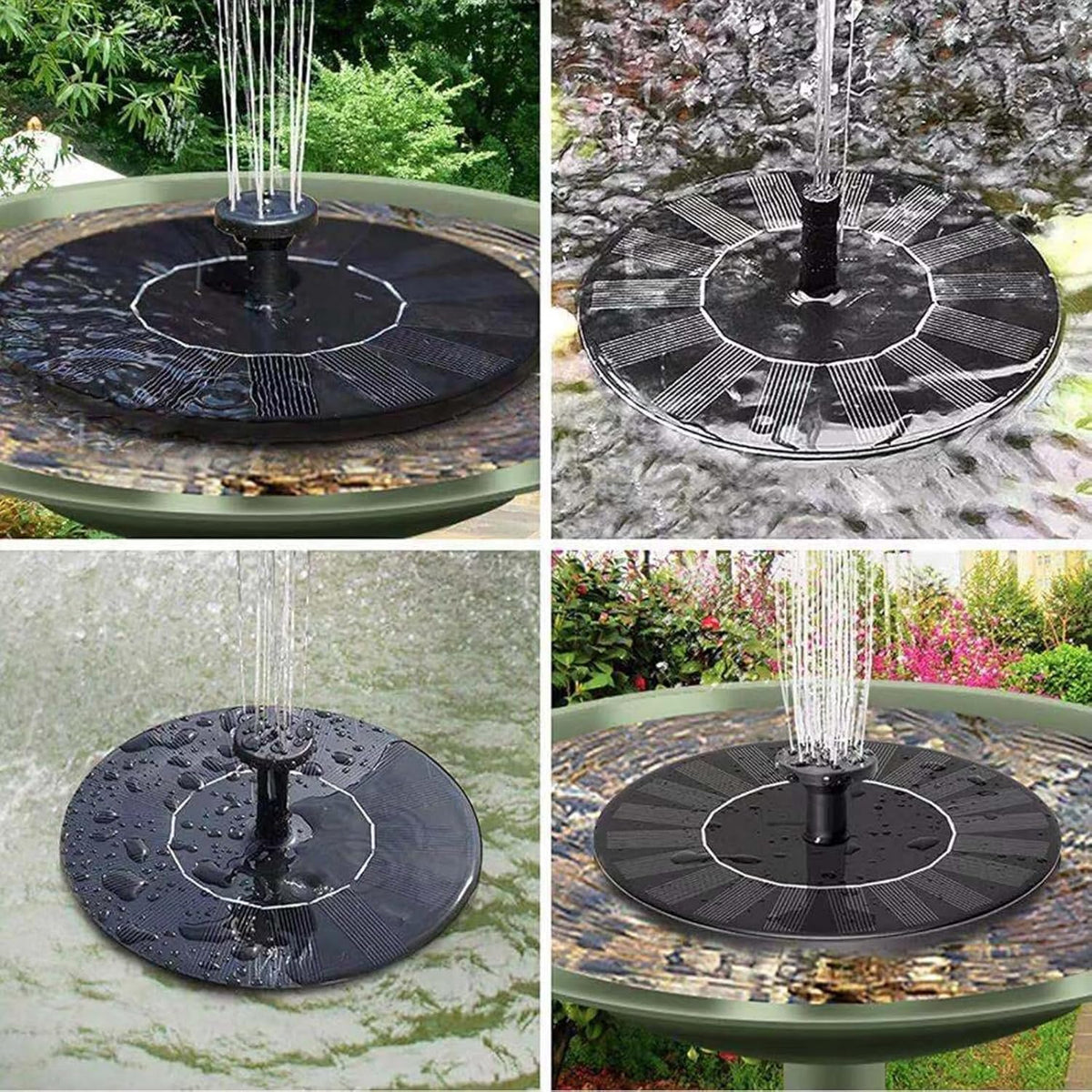Solar Floating Fountain Pump | Pond Water Feature | Backyard Decor