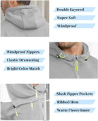 Men's tracksuit set slim fit, lightweight breathable pullover and trousers, casual sporty