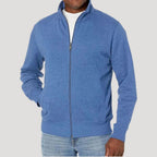 Men zip up spring casual jacket lightweight layering