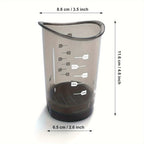3-in-1 manual food chopper and vegetable slicer with carbon steel blades, compact BPA-free