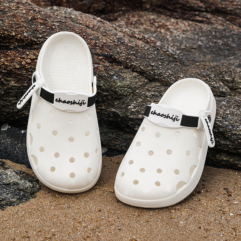Breathable lightweight clogs with slip-resistant outsole and ergonomic footbed
