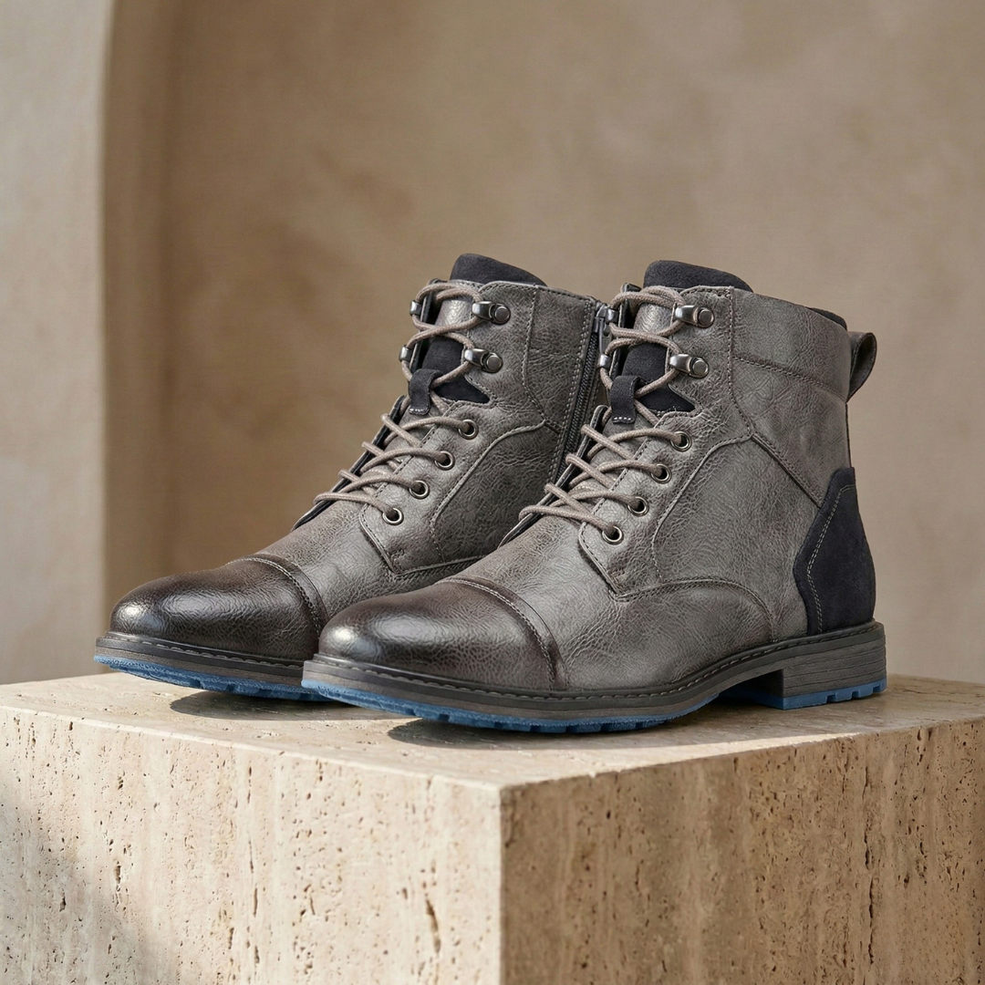 Men's Hiking Boots | Orthopedic Leather, Anti-Slip