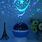 Star Projector Night Light Table Lamp Rotating Dome Rechargeable