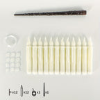 Flameless LED floating candles 12 pack with magic wand remote control for Christmas and Halloween decor