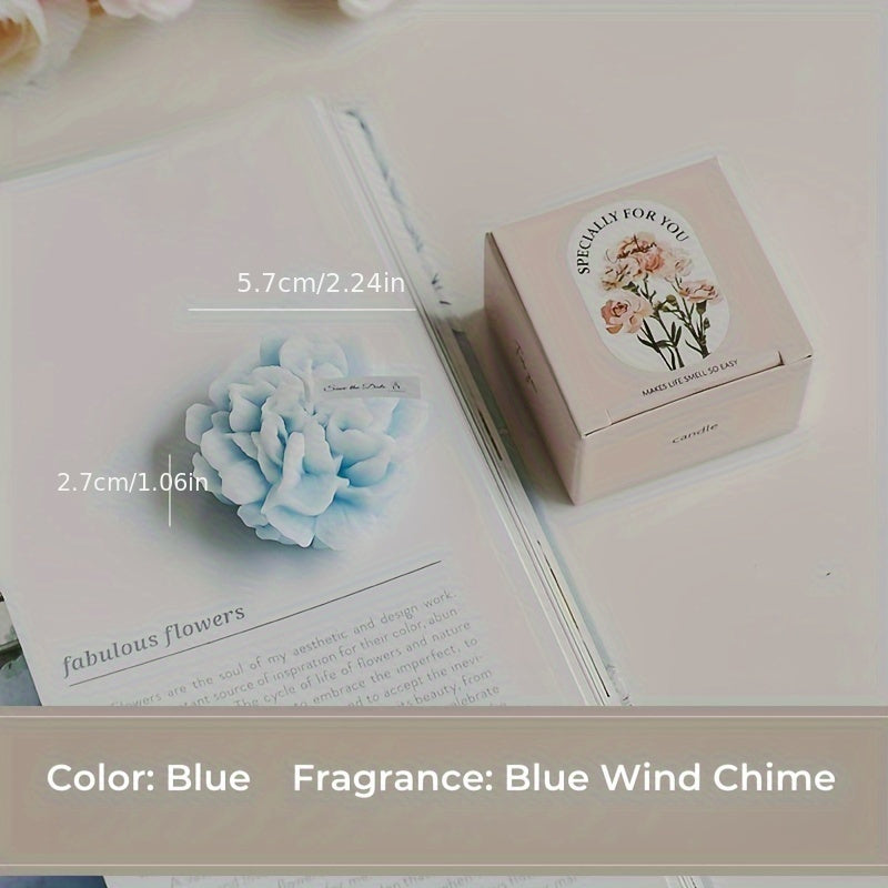 Carnation scented candle decorative paraffin gift for Mother's Day Valentine's Day Christmas