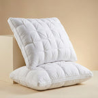 Down pillow 100% goose down breathable cotton cover 48x74cm shape-retaining
