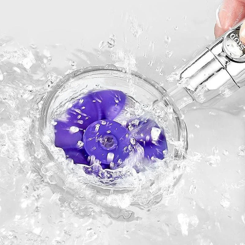 360° rotatable shower head high pressure water saving with on/off switch