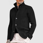 Men's knit vest mixed wool slim fit, smart casual knitwear