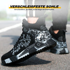 Safety shoes with steel toe and anti-puncture Kevlar sole, ankle protection, EN ISO 20345