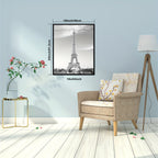 Black wall photo frames set of 2 for posters and artwork, vertical mounting