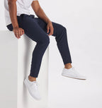 Men stretch dress pants slim fit in multiple colours