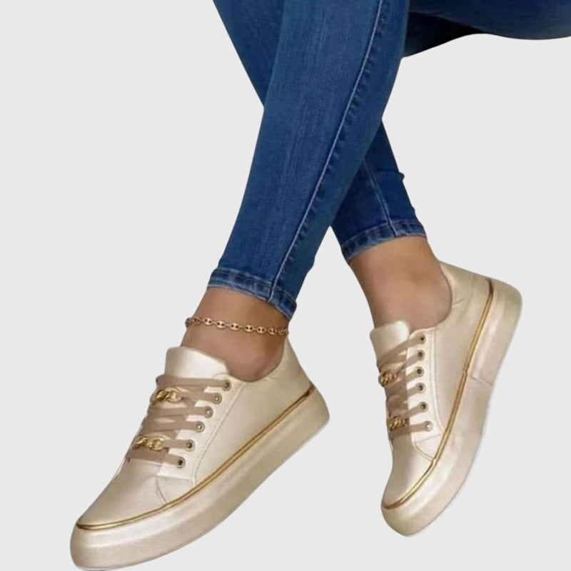 Women's velvet lace-up sneakers flat casual spring shoes