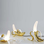 Banana table lamp creative LED resin desk light for bedroom or kids room