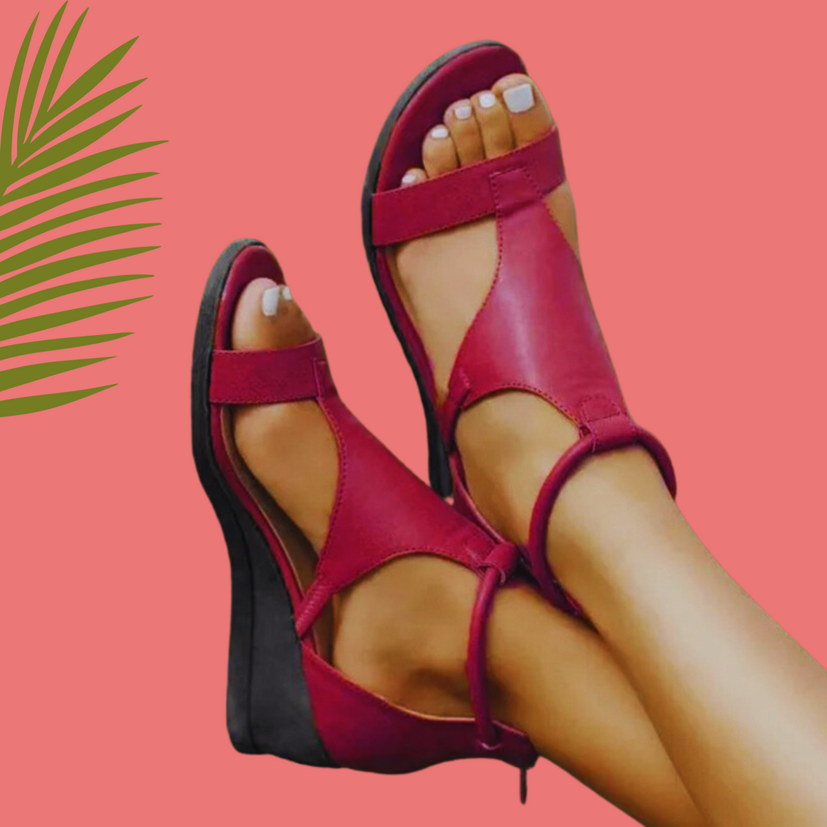 Women's orthopedic sandals with arch support, gel cushioning and wide fit