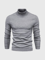 Men's turtleneck sweater slim fit cotton, autumn winter