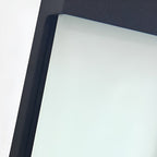 Solar wall lamp black IP44 waterproof warm white LED outdoor 2 pack
