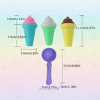Sand play set beach ice cream molds creative outdoor kids toy ages 3 and up