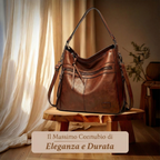 Women structured shoulder bag with magnetic flap closure and adjustable strap