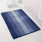 Chenille bath mat non-slip quick-dry for bathroom and entrance