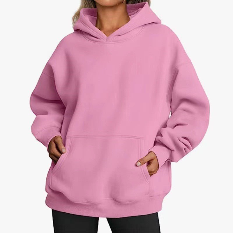 Women lightweight cotton hoodie with sunset graphic print relaxed fit