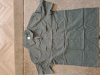Linen Shirt Men Short Sleeve Casual Plus Size Solid Turn Down Collar