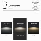 Flush mount ceiling light Nordic solid wood round LED 30CM ultra-thin
