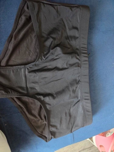 Men Swim Shorts Boxer Briefs Solid Pattern Swimwear