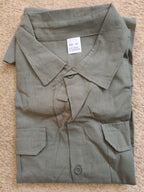 Linen Shirt Men Short Sleeve Casual Plus Size Solid Turn Down Collar