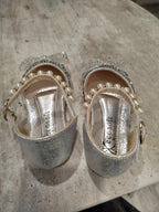 Kids Sandals Little Girls Flat Heel Bow Sequin Rhinestone Glitter Bling